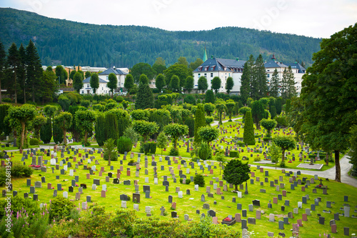Mollendal cemetery in Bergen, Norway