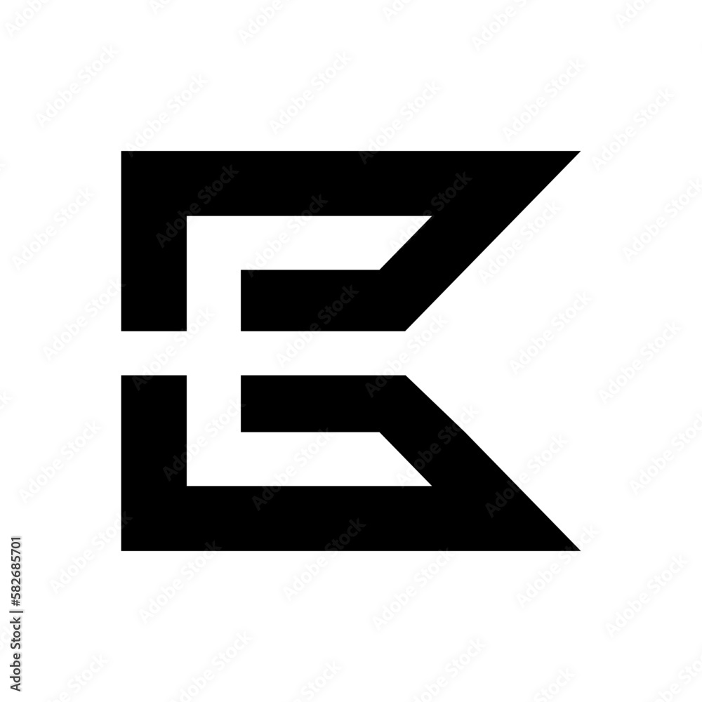 letter E simple logo