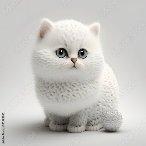 Delightful 3D Animated Cats with Irresistible Cutness
 photo