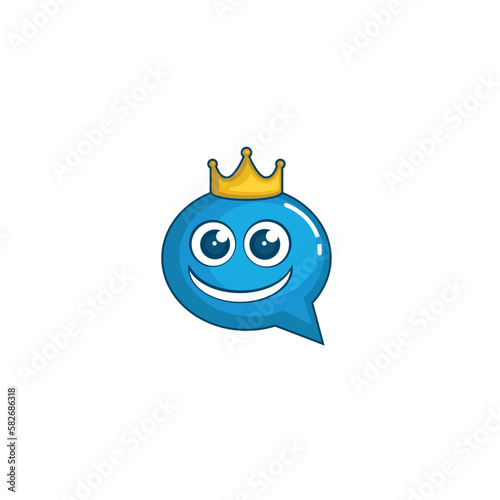 Chat King logo or icon design