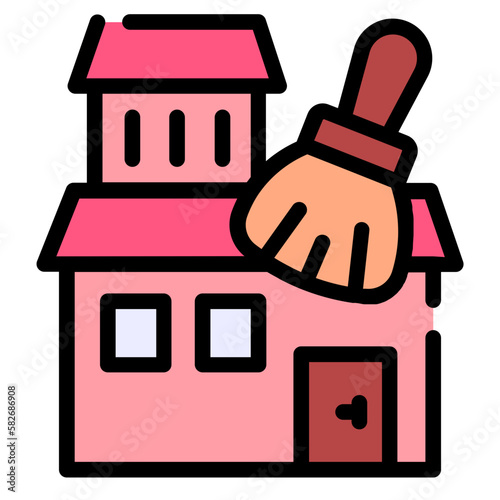 home clean icon