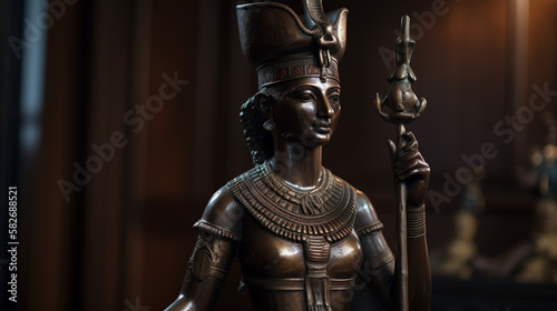 Egyptian Goddess Isis - Goddess of magic and fertility © Vlad