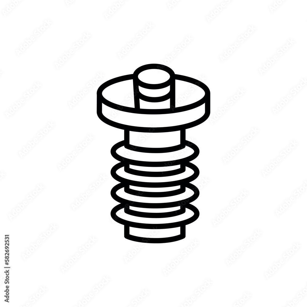 Gunn diode black line icon. Pictogram for web page Gunn diode black line icon. Pictogram for web page