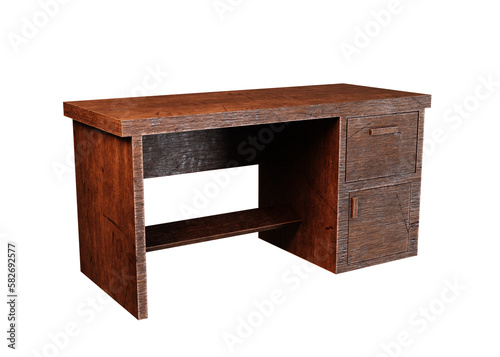 stylized table 3d design © Kanca Store