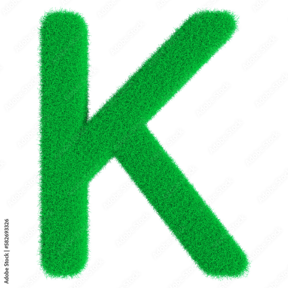 green letter isolated on white green letter isolated on white