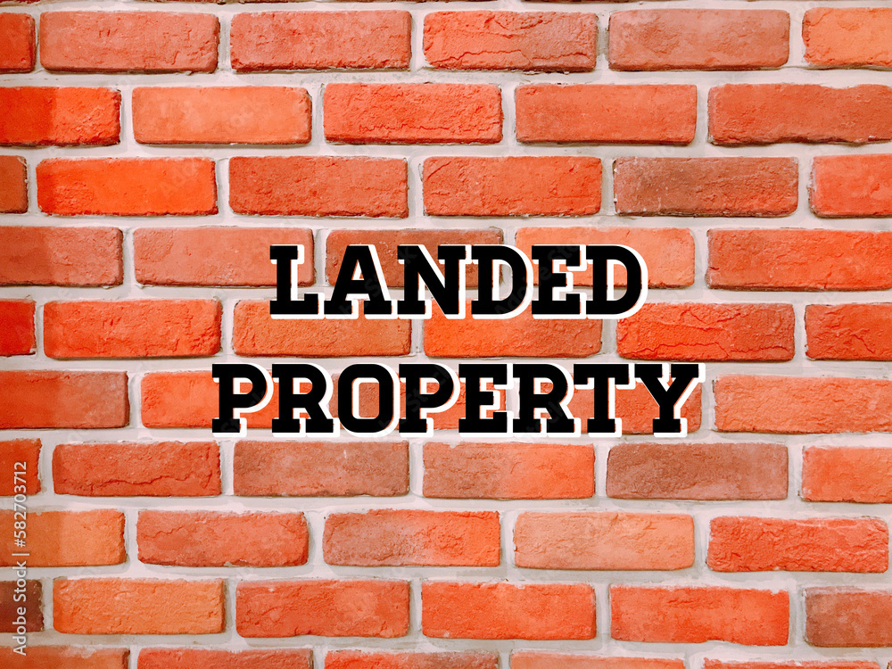 Landed property Landed property