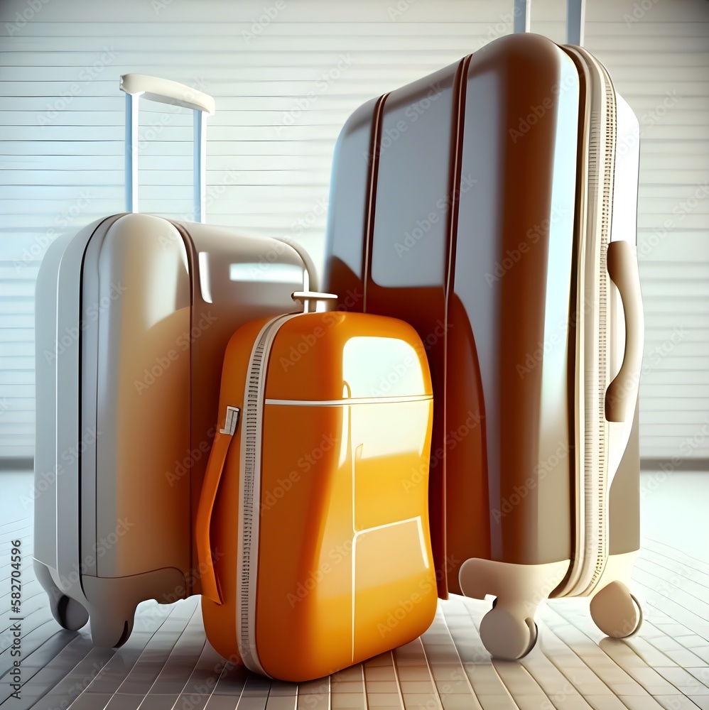 Explore the Exciting World of Travel with 3D Rendered Suitcases at