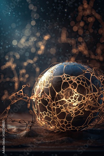 earth globe with space