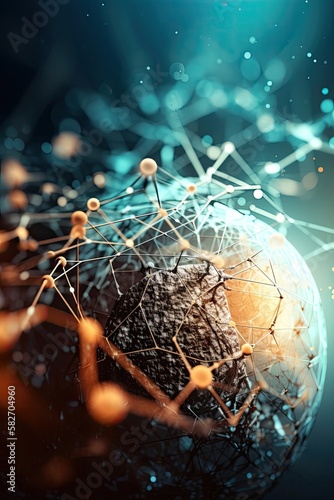 earth globe with space