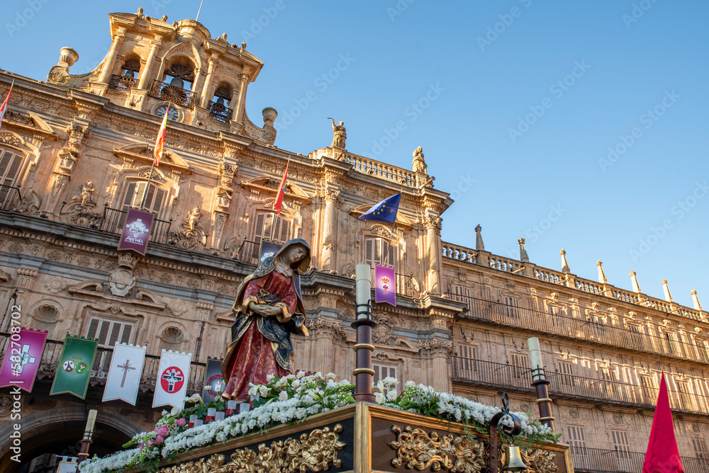 Holy Week Procession in Salamanca, Spain