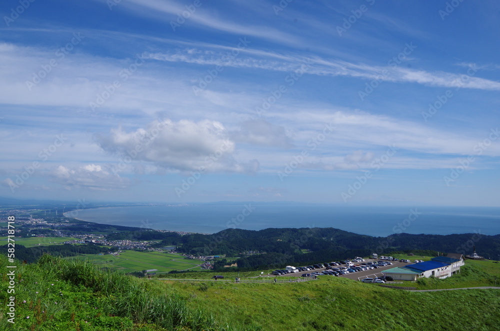 Fototapeta premium 美しい大地と海の絶景