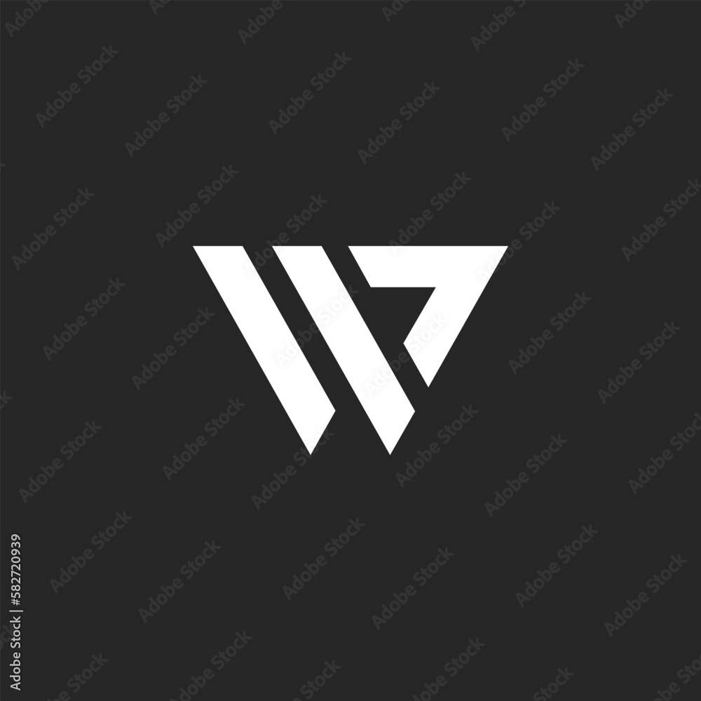 Modern creative WP logo design vector illustrations Modern creative WP logo design vector illustrations