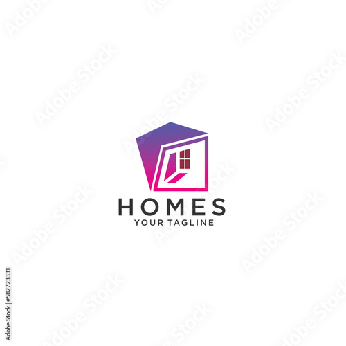 Homes logo design vector template