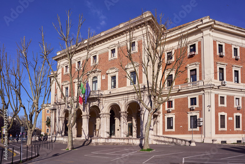 Palace seat of the Italian ministry of infrastructure and transport in Rome, Italy © Paolo