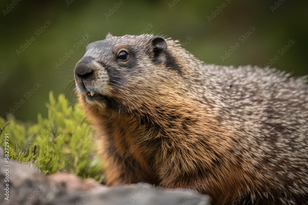 In Alberta, Canada, there is a hoary marmot. Generative AI In Alberta, Canada, there is a hoary marmot. Generative AI