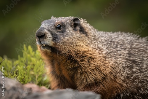 In Alberta  Canada  there is a hoary marmot. Generative AI