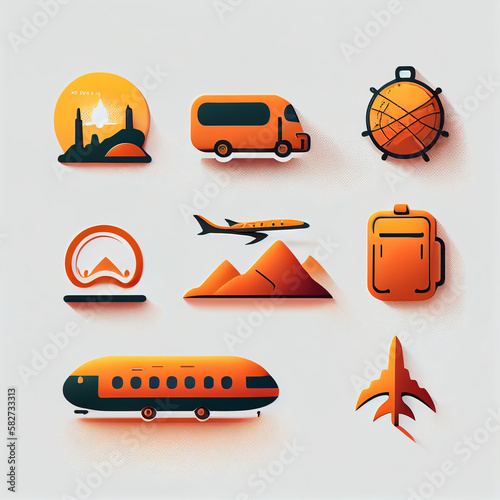 Icon of travel pack