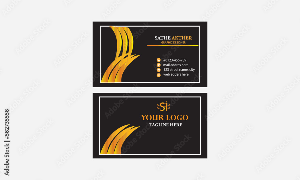 Fototapeta premium Business card design-01
