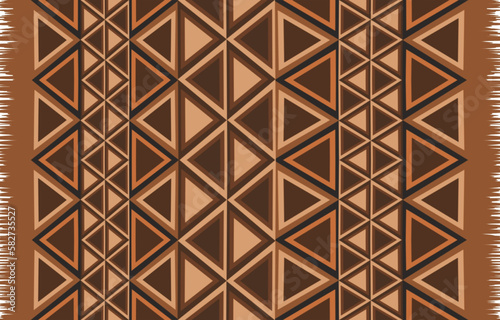 geometric folklore ornament. Tribal ethnic vector texture. 