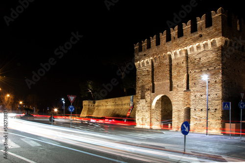 Porta Maggiore di notte - Fano