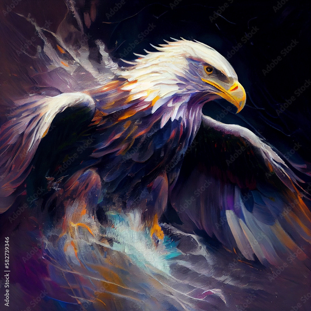 Fototapeta premium eagle in the sky