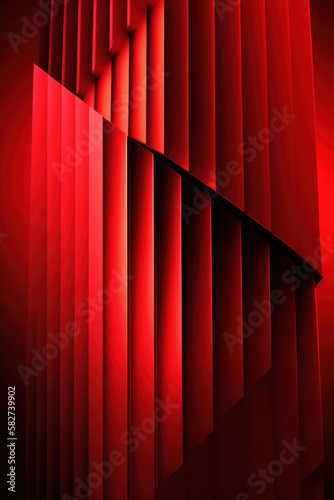 Red Background Style - Red Wallpapers Style Series - Backdrop in Red created with Generative AI technology