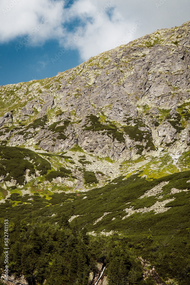 Nature scenic landscapes, Polish mountains and rocks and forests Nature scenic landscapes, Polish mountains and rocks and forests
