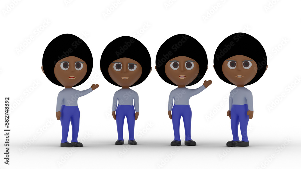 3d people in a row 3d people in a row