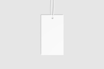 Label tag mockup