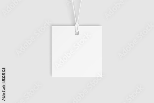 Label tag mockup