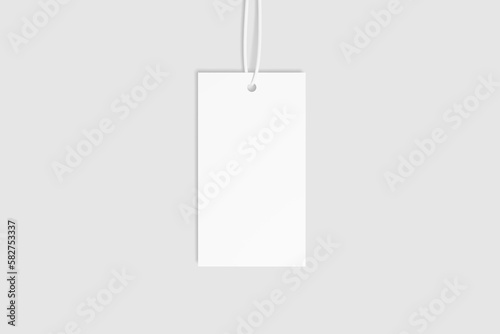 Label tag mockup