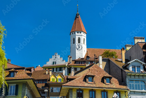 Church in Thun, Thunersee Bern Switzerland