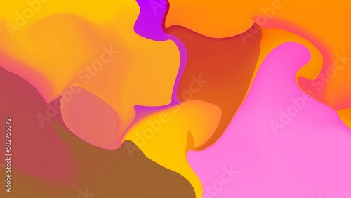 Abstract beautiful gradient color wave background and marble liquid .