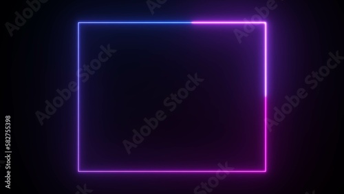 squire neon frame glowing light saber animation	. photo