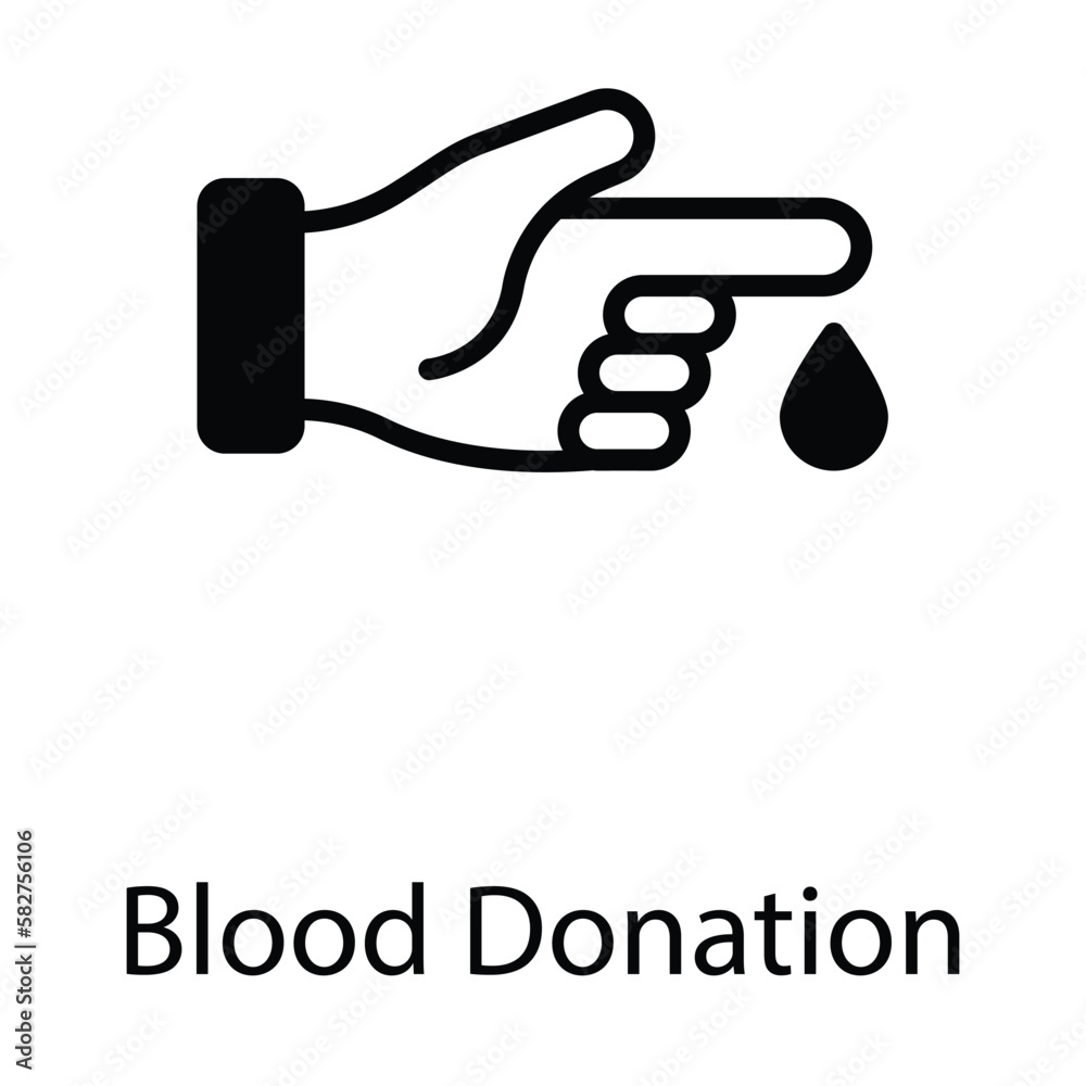 Blood donation icon design stock illustration Blood donation icon design stock illustration