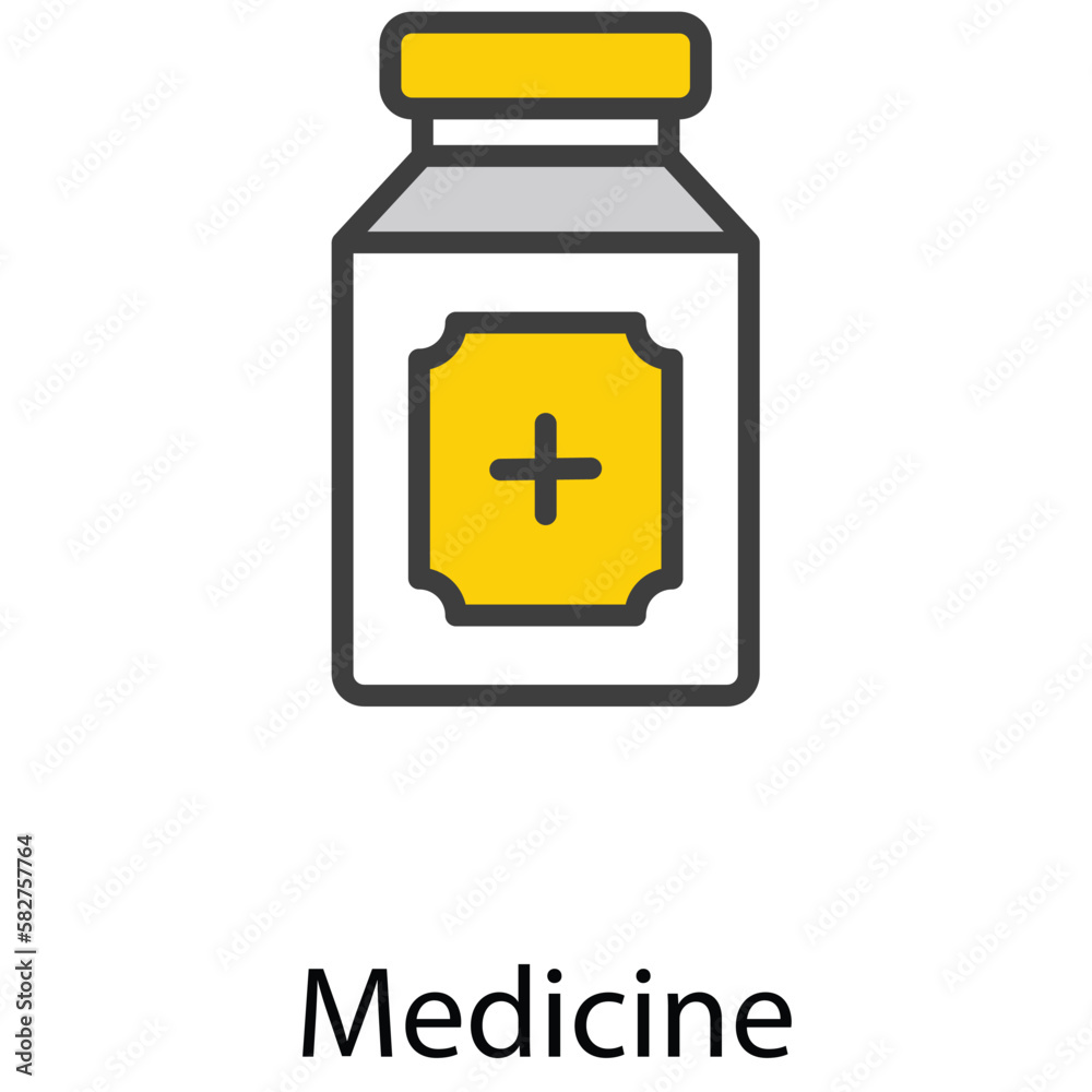 Medicine icon design stock illustration Medicine icon design stock illustration