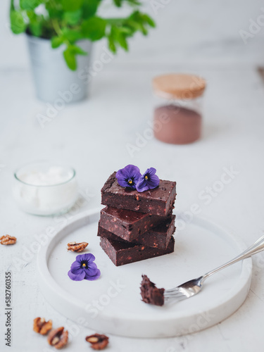 chocolate cake with chocolate