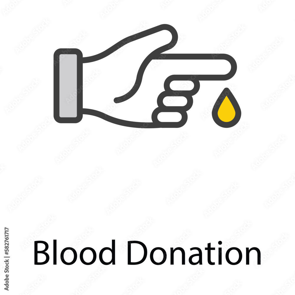 Blood donation icon design stock illustration Blood donation icon design stock illustration