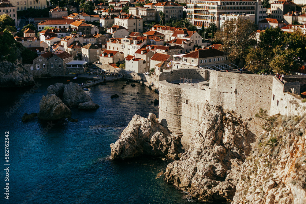 Fototapeta premium Old town of Dubrovnik city, Croatia 