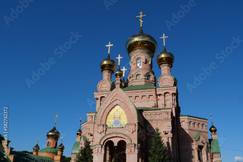 Church of Icon of Mother of God, Goloseevsky Hermitage, Kyiv, Ukraine photo