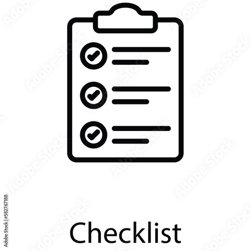 Checklist icon design stock illustration © Graphics