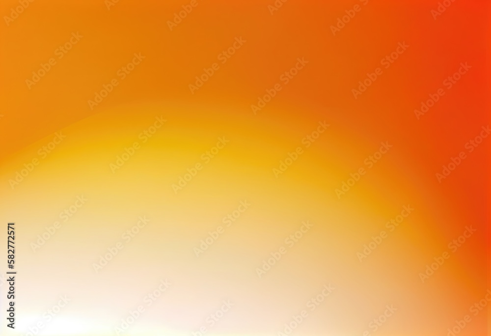 Fototapeta premium White orange gradient background. generative Ai