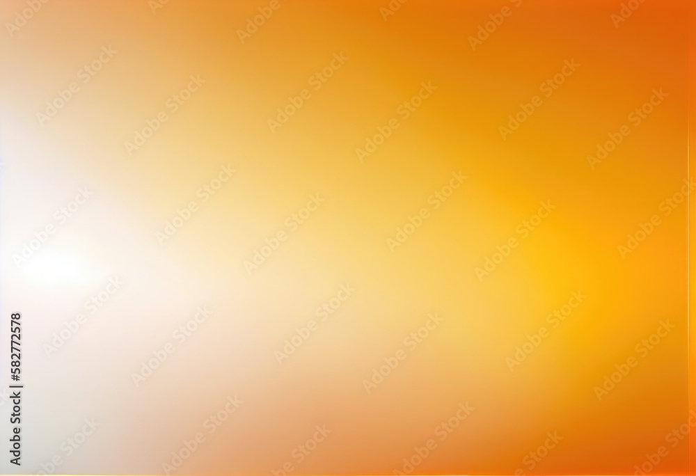 Fototapeta premium White orange gradient background. generative Ai