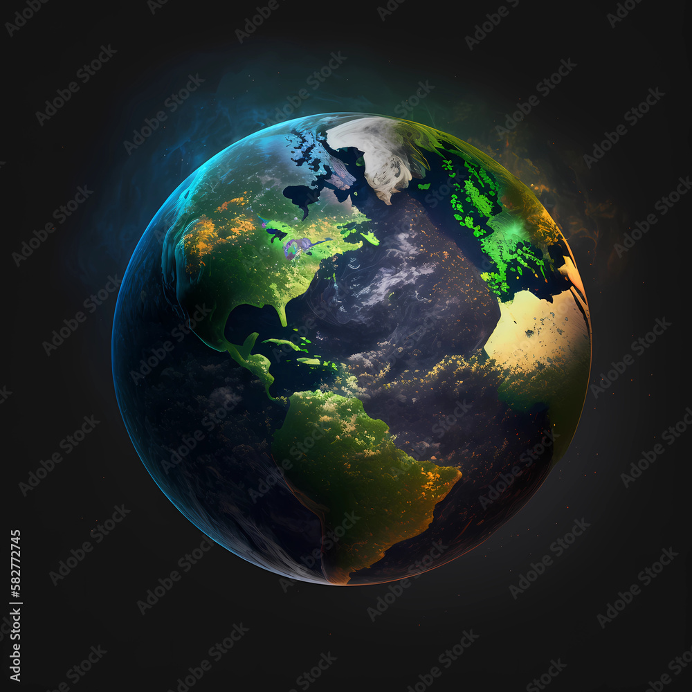 Fototapeta premium AR 32: The Mystery of Earth's Atmosphere | AI Generative