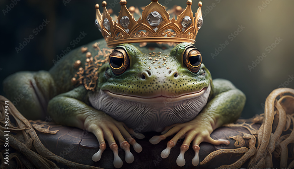 Märchen, Der Froschkönig, Prinzessin, Frosch, Krone, Kuss, Verwandlung