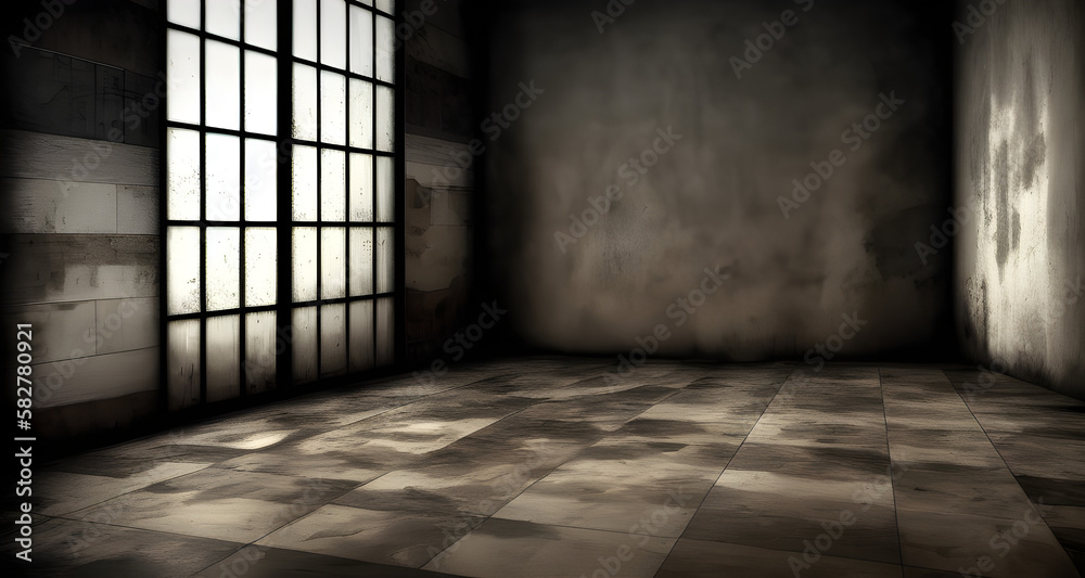 AI Digital Illustration Abandoned Grunge Room AI Digital Illustration Abandoned Grunge Room