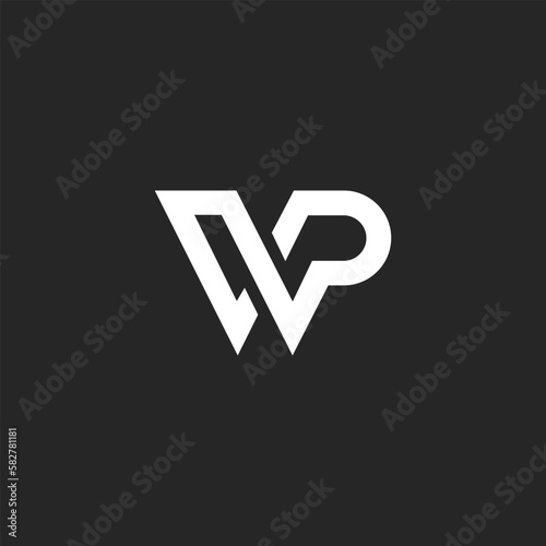 creative WP logo designs Vector illustrations