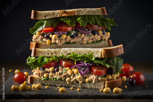 Chickpea Tuna Salad plant-based Twist