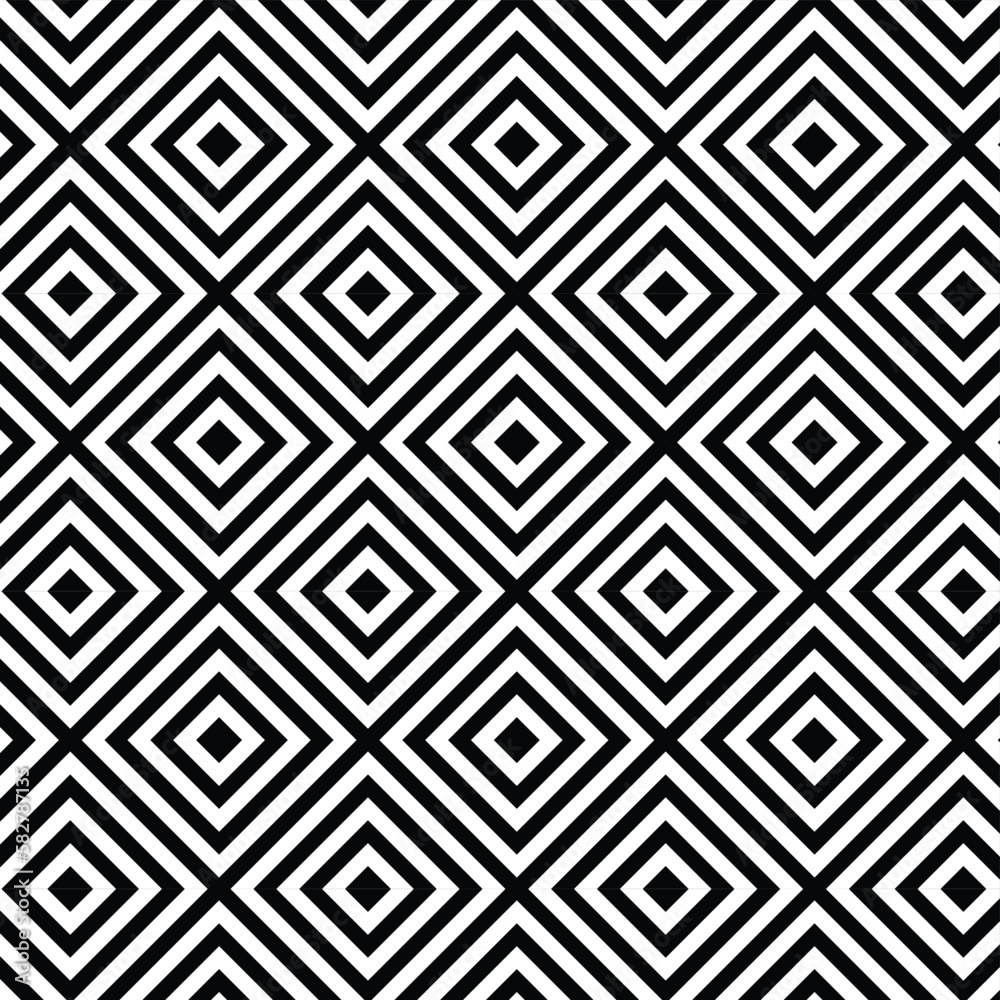 Seamless squares pattern vector geometric illusion background. Seamless squares pattern vector geometric illusion background.