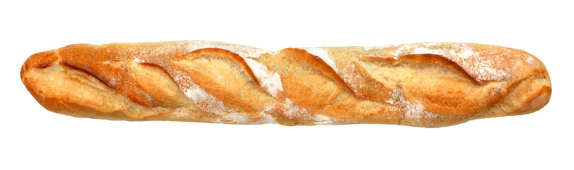 Baguette bread - French bread
 / Transparent background